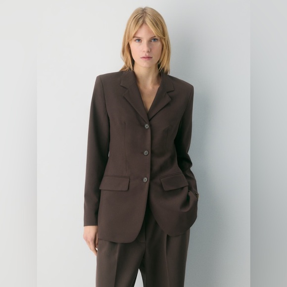 Babaton Jackets & Blazers - Aritzia Babaton Rich Mocha Brown Market Blazer NWT 2